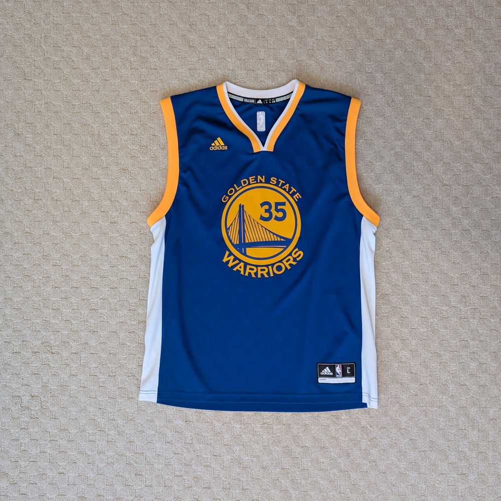 Golden State Warriors Blue Jersey Kevin Durant 35